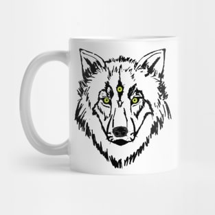 nocturnal creatures : A three eyed wolf Mug